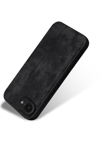 Azns iPhone 16E Kılıf Koruyucu Pu Deri Kaplı Tpu Telefon Kabuğu-Siyah (Yurt Dışından) indirimleri