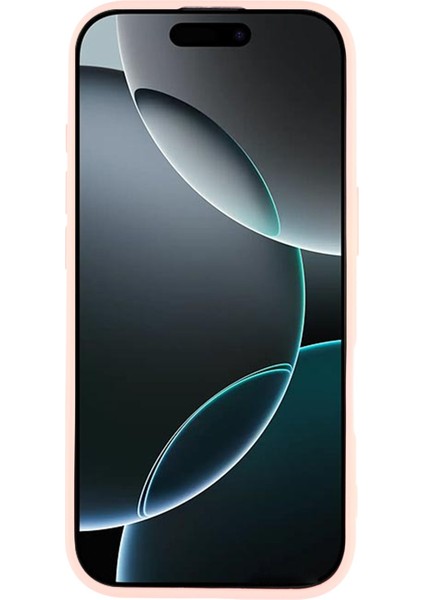 iPhone 16 Pro Kılıfı Düz ​​kenar Koruma Tpu+Pc Telefon Kılıfı Aynalı Ayaklı-Pembe (Yurt Dışından) fiyatları