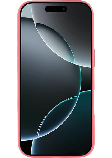 iPhone 16 Pro Kılıfı Düz ​​kenar Koruma Tpu+Pc Telefon Kılıfı Aynalı Ayaklı-Açık Kırmızı (Yurt Dışından) fiyatları