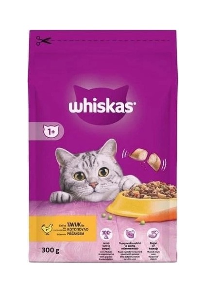 Tavuklu ve Sebzeli Yetişkin Kedi Maması 300 gr