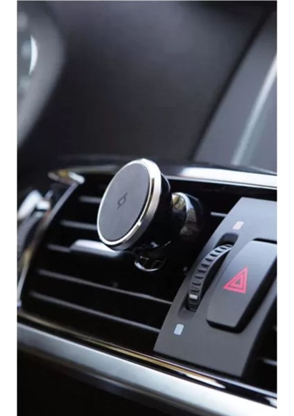 Araç içi telefon tutucu, siyah, kolay montaj, güvenli ve şık tasarım, mıknatıslı plastik fırsatları
