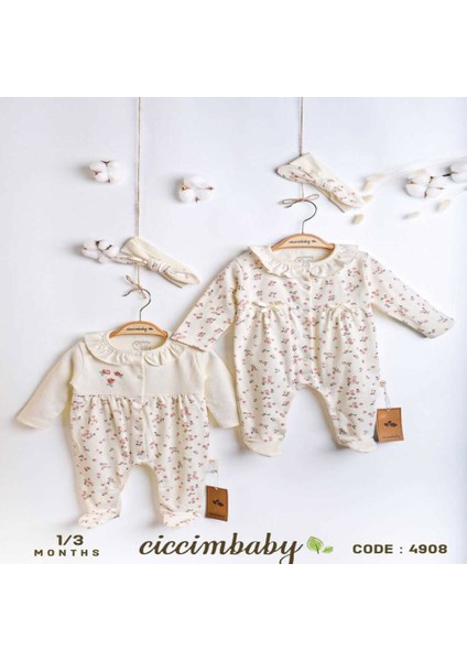 Flower Garden Naturel Patikli Tulum (2 Li Set)