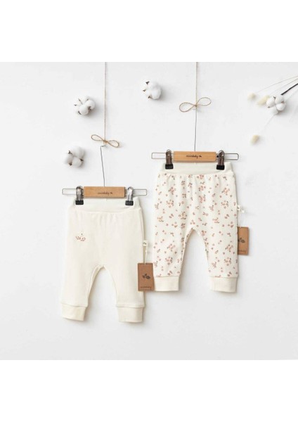 Flower Garden Manşetli Pantalon ( 2 Li Set )