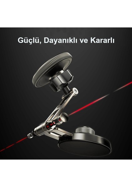 270° Dönen Mıknatıslı Telefon Tutucu, Siyah, 6 Ay Garanti fırsatları
