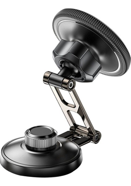 270° Dönen Mıknatıslı Telefon Tutucu, Siyah, 6 Ay Garanti
