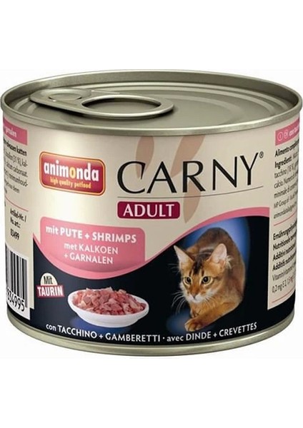 Carny Hindi ve Karidesli Konserve Kedi Maması 200 gr