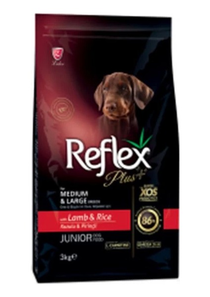 Kuzulu Orta ve Büyük Irk Yavru Köpek Maması 3 kg