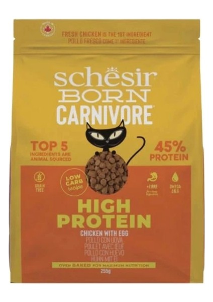 Born Carnivore Tavuk ve Yumurtalı Yetişkin Kedi Maması 1.