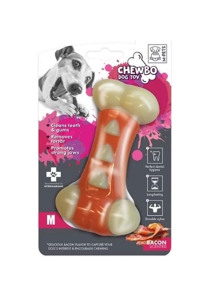 Chewbo Et Aromalı Diş Bakım ve Köpek Çiğneme Oyuncağı Medi