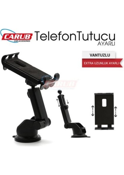 Beyaz Çok Amaçlı Telefon ve Tablet Tutucu, Şık ve Kullanışlı Tasarım