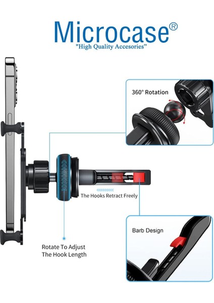 4 Nokta Destekli Araç İçi Telefon Tutucu, Siyah, Pratik ve Güvenli Kullanım indirimleri