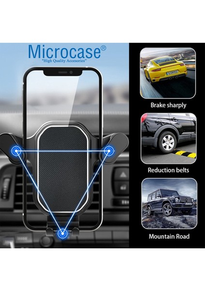 Araç içi 360° döner telefon tutucu, şık ve pratik tasarım, siyah renk fiyatları