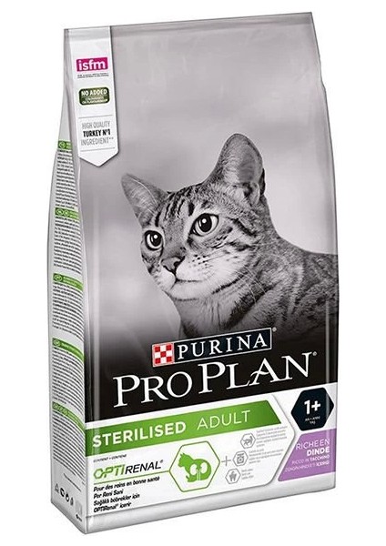 Sterilised Hindili Kedi Kısırlaştırılmış Maması 3 kg