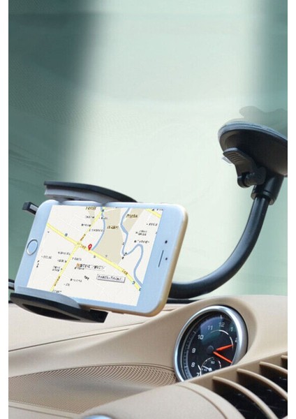 Tüm Araç Modelleri Ile Uyumlu Oynar Başlıklı Telefon Tutucu Cama Yapışan Akrobat Torpido Aksesuar