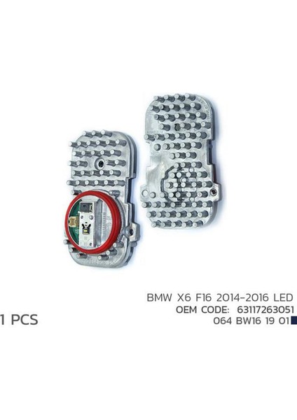 Bmw X6 F16 2014-2016 LED Modül 63117263051 Dpmah