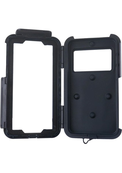 Ally Mt5 Uyumlu Su Geçirmez Motosiklet Dikiz Aynası Telefon Tutucu Siyah