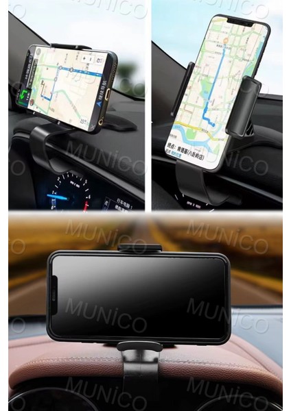 Araç Telefon Tutucu, Uzun Ömürlü ABS, Kolay Montaj, Güvenli Sürüş, Metalik Renk indirimleri