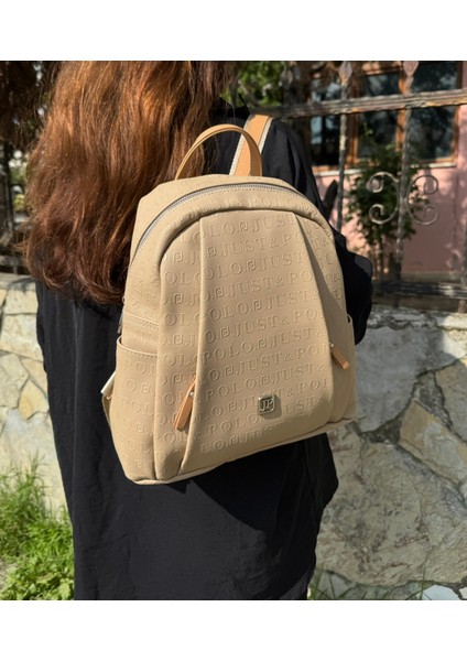 Kadın 9 Bölmeli Büyük Boy Sırt Çantası Ebat 33 x 28 cm