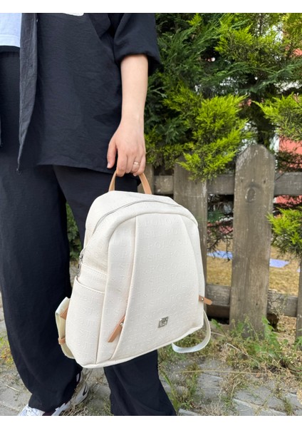 Kadın 9 Bölmeli Büyük Boy Sırt Çantası Ebat 33 x 28 cm