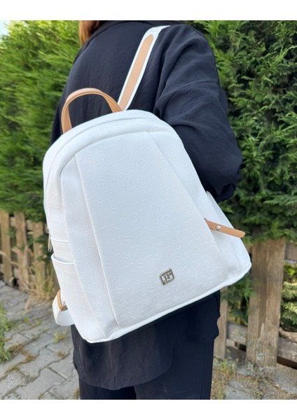 Kadın 9 Bölmeli Büyük Boy Sırt Çantası Ebat 33 x 28 cm indirimleri