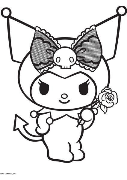 Kuromi - Parti Zamanı Çıkartmalı Boyama Kitabı (Stickerlı Boyama Kitabı ve Kes Yapıştır Hediyesi) fırsatları