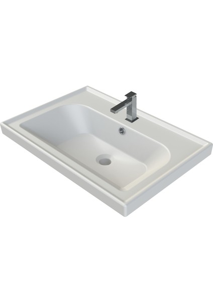 Seramik Frame Etajerli Lavabo 50X38 cm fiyatları