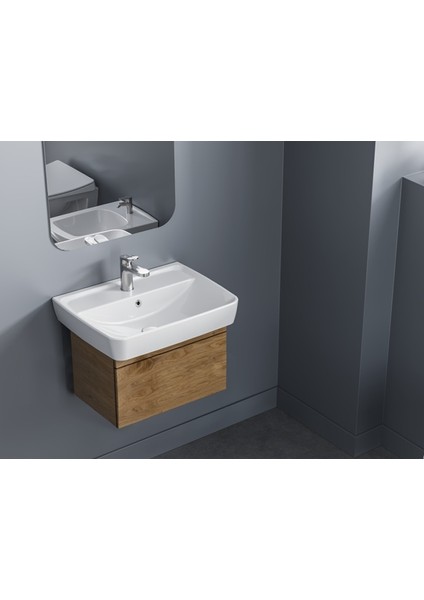 Seramik Cerastyle Duru Lavabo 60 x 40 cm ( sadece lavabo dahildir)