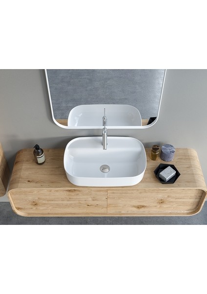 Cerastyle Turkuaz Aqua 60 x 40 cm Tezgah Üstü Lavabo fırsatları