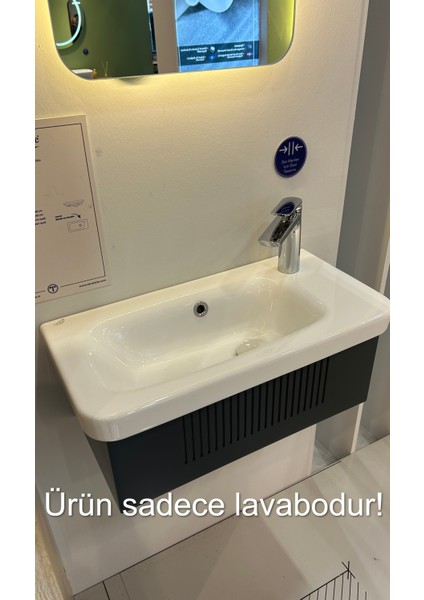 Seramik Cerastyle Noura Etajerli Lavabo 60 x 30 cm