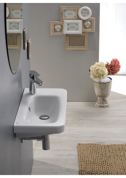 Seramik Cerastyle Noura Etajerli Lavabo 60 x 30 cm fırsatları