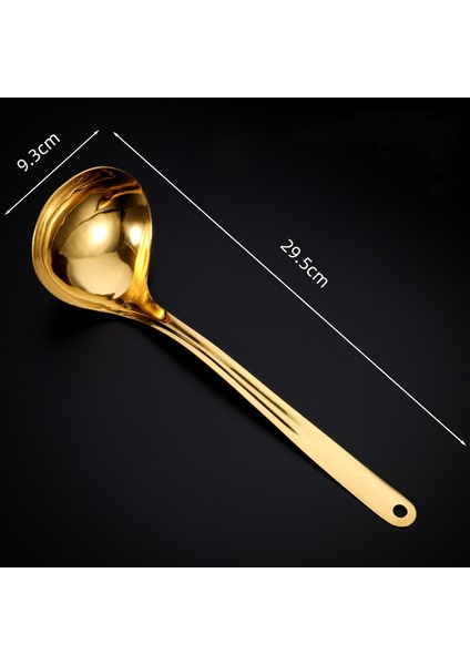 Paslanmaz Çelik Sıcak Tencere Çorba Kaşığı Uzun Saplı Ramen Çorba Kepçesi Süzgeç Büyük Kapasiteli Yemek Kaşığı Mutfak Yemekleri Kepçe (Yurt Dışından)