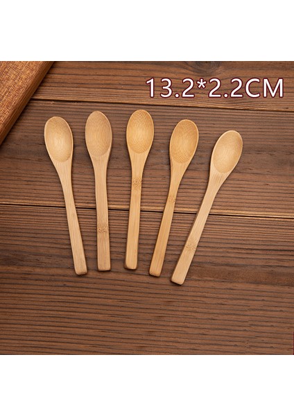 10/20/50/100 Adet Bambu Çay Kaşığı Tuz Kaşıkları Şeker Kepçesi Kahve Bal Karıştırma Kaşığı Baharat Kepçesi Tatlı Sosu Tadım Aracı (Yurt Dışından)
