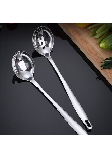 Paslanmaz Çelik Sıcak Tencere Kaşık Süzgeç Japon Mutfağı Ramen Erişte Bulyon Yemek Kaşığı Uzun Mala Çorba Kepçesi Pişirme Gereçleri (Yurt Dışından) fırsatları