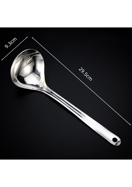 Paslanmaz Çelik Sıcak Tencere Çorba Kaşığı Uzun Saplı Ramen Çorba Kepçesi Süzgeç Büyük Kapasiteli Yemek Kaşığı Mutfak Yemekleri Kepçe (Yurt Dışından)