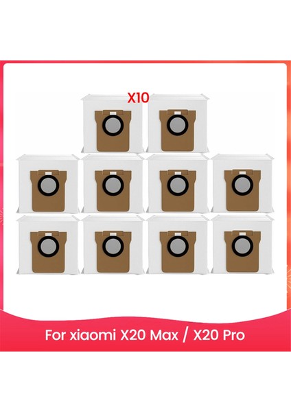 Xiaomi Robot Vakum X20 Max / X20 Pro Parça Aksesuarları Için Toz Torbası Değişimi (Yurt Dışından)