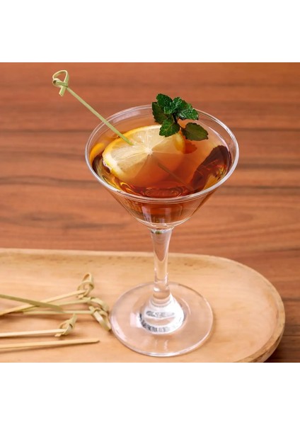 Şarküteri Kokteyli Seçimleri Doğal Bambu Düğüm Şişler Için Kürdanlar Mini Yemek Çubukları Içecek Meyve Süslemeleri Için Şık Kürdanlar (Yurt Dışından) fırsatları