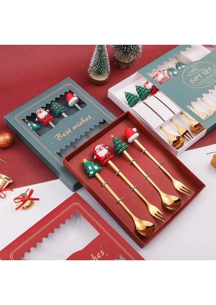 Barbekü Mutfak Gereçleri Tatlı Tabakları Paslanmaz Çelik Çatal Bıçak Takımı Noel Ağacı Süslemeleri Kahve Tabakları Yemek Takımları Çatal Seti (Yurt Dışından) modelleri