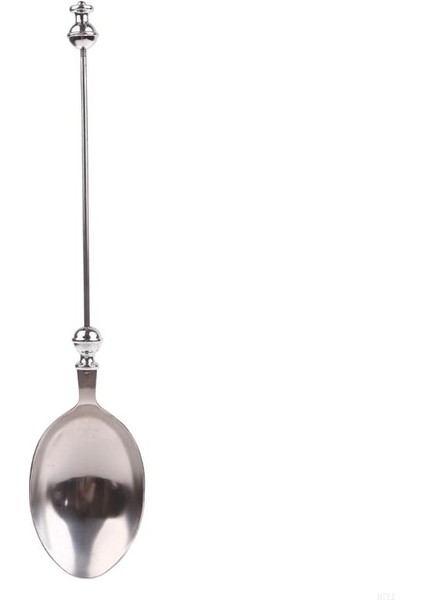 H7EE Paslanmaz Çelik Salata Kaşığı Kendin Yap Dekoratif Boncuklu Yemek Kaşığı Çatal Bıçak Takımı Parti Sofra Takımı Boncuklarla Dekore Edilmiş Servis Kaşığı (Yurt Dışından)