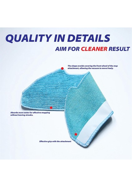 Bobsweep PET24-7-913/PET24-7-213 Için Dustin Kendiliğinden Boşalan Yıkanabilir 8 Adet Paspas Bezi Ultravision Robot Süpürge Için (Yurt Dışından) fiyatları