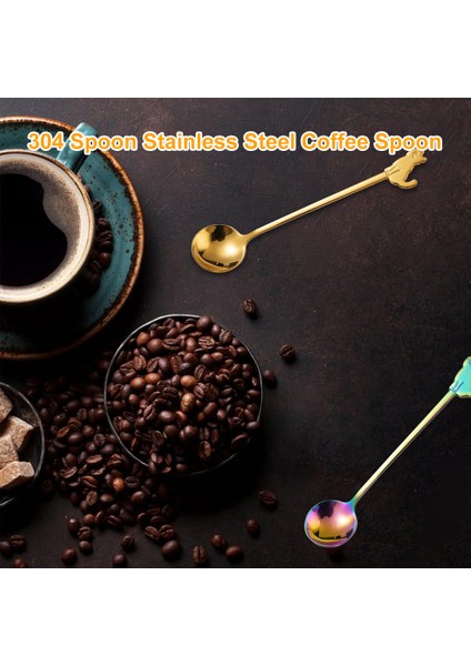 Kedi Kaşığı Paslanmaz Çelik Kahve Çay Kaşığı Çay Kaşığı Dondurma Tatlı Kaşığı Kahve/çay/tatlı/içecek/karıştırma/sütlü Içecek Için (Yurt Dışından) fiyatları