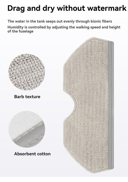 Narwal K1 Narwal Freo x Plus Robot Süpürge Yıkanabilir ve Tekrar Kullanılabilir Mikrofiber Paspas Pedleri Için 10 Adet Yedek Paspas Pedleri (Yurt Dışından) modelleri