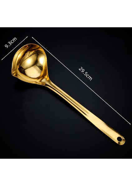 Paslanmaz Çelik Sıcak Tencere Çorba Kaşığı Uzun Saplı Ramen Çorba Kepçesi Süzgeç Büyük Kapasiteli Yemek Kaşığı Mutfak Yemekleri Kepçe (Yurt Dışından)