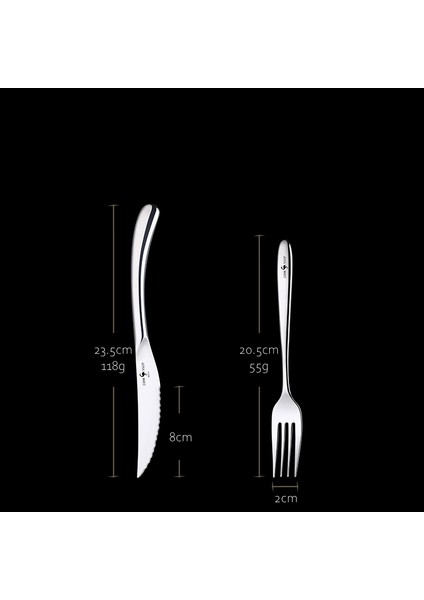 Lüks Lfgb Sertifikalı 316 Paslanmaz Çelik Sofra Takımı Retro Klisal Çatal Bıçak Kaşık Sofra Takımı Ziyafet Için (Yurt Dışından)
