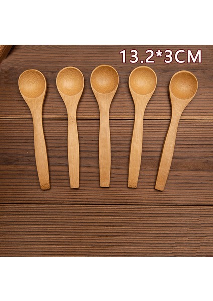 10/20/50/100 Adet Bambu Çay Kaşığı Tuz Kaşıkları Şeker Kepçesi Kahve Bal Karıştırma Kaşığı Baharat Kepçesi Tatlı Sosu Tadım Aracı (Yurt Dışından)