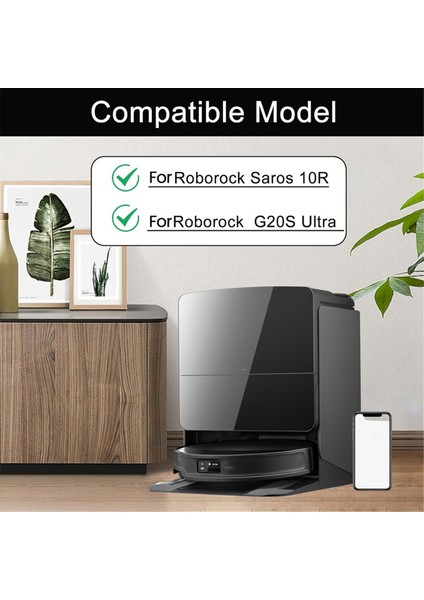 Roborock Saros 10R / G20S Ultra Elektrikli Süpürgeler Ana Yan Fırça Hepa Filtreler Paspas Pedleri Toz Torbaları Aksesuar Seti (Yurt Dışından) fiyatları