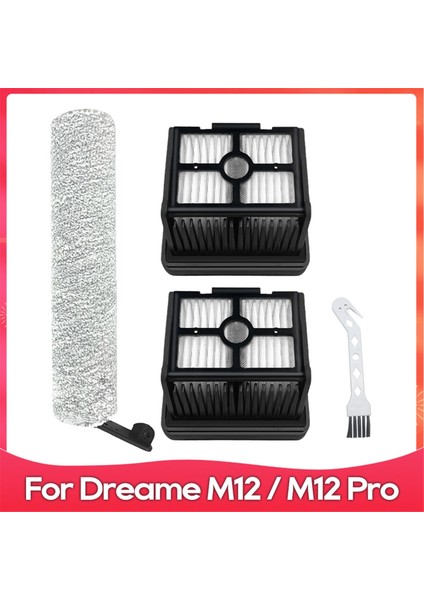 Dreame M12 / M12 Pro Rulo Fırça Filtre Robot Süpürge Aksesuarları Yedek Parça Değişimi (Yurt Dışından)