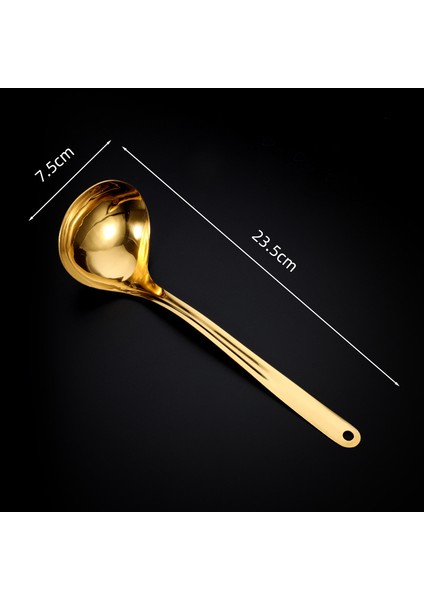 Paslanmaz Çelik Sıcak Tencere Çorba Kaşığı Uzun Saplı Ramen Çorba Kepçesi Süzgeç Büyük Kapasiteli Yemek Kaşığı Mutfak Yemekleri Kepçe (Yurt Dışından)