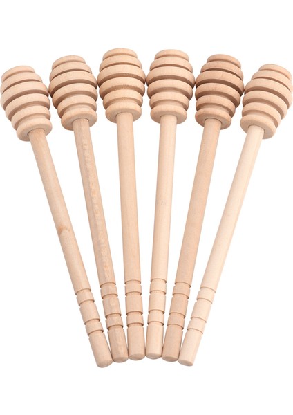 50 Adet/takım Ev Ahşap Reçel Bal Kepçesi Kavanoz Dağıtım Toplama Karıştırma Çubuğu Çubuk 16 cm (Yurt Dışından)