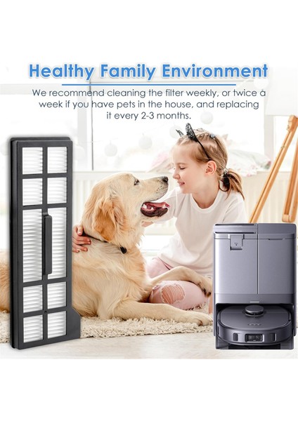 Eufy X10 Pro Omni Robot Süpürge Filtre Aksesuarları Için Hepa Filtre (Yurt Dışından) modelleri