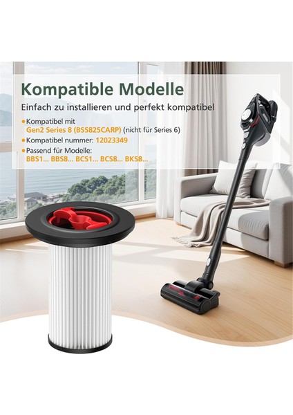 Bosch Unlimited Gen2 Series 8 Elektrikli Süpürgeler Için Yedek Filtre, Bosch Elektrikli Süpürgeler Için Hepa Filtre 12036642 (Yurt Dışından) fırsatları